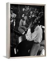 Pianist Mary Lou Williams Playing a Boogie Woogie Selection-Gjon Mili-Framed Premier Image Canvas
