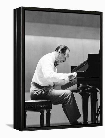 Pianist Vladimir Horowitz Rehearsing Before a Concert-Alfred Eisenstaedt-Framed Premier Image Canvas