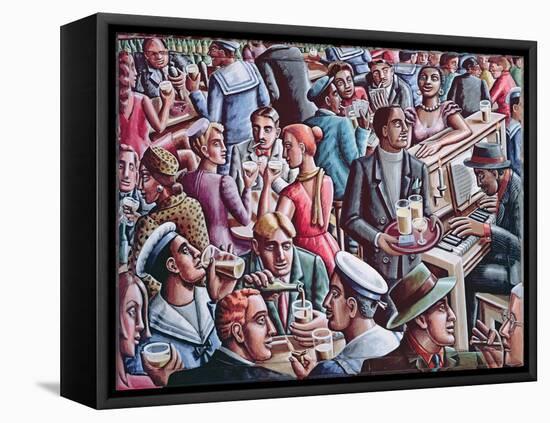 Piano Bar, 1998-PJ Crook-Framed Premier Image Canvas