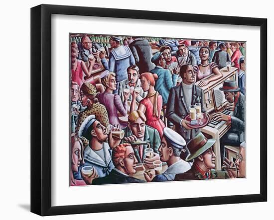 Piano Bar, 1998-PJ Crook-Framed Giclee Print