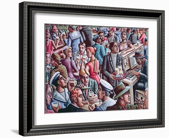 Piano Bar, 1998-PJ Crook-Framed Giclee Print