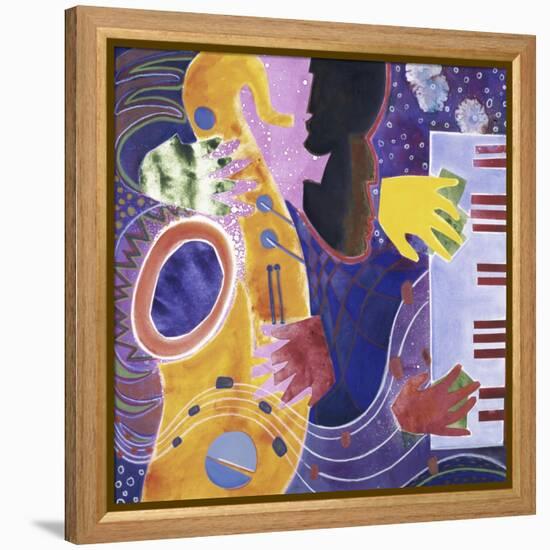 Piano III-Gil Mayers-Framed Premier Image Canvas