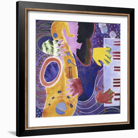 Piano III-Gil Mayers-Framed Giclee Print