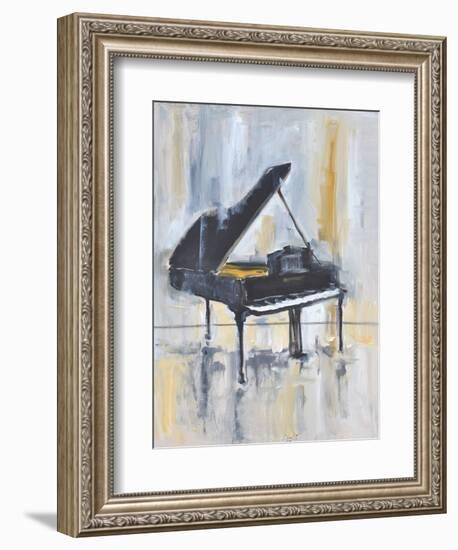 PIANO IN GOLD #2-ALLAYN STEVENS-Framed Art Print