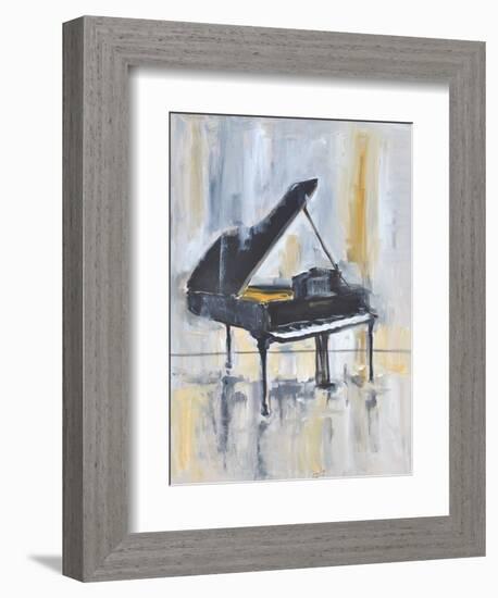 PIANO IN GOLD #2-ALLAYN STEVENS-Framed Art Print