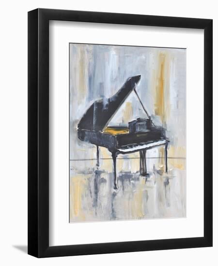 PIANO IN GOLD #2-ALLAYN STEVENS-Framed Art Print