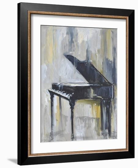 Piano in Gold I-Allayn Stevens-Framed Art Print