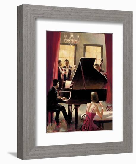 Piano Jazz-Brent Heighton-Framed Art Print