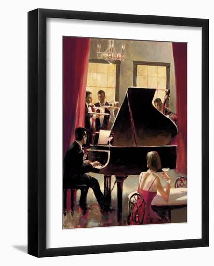 Piano Jazz-Brent Heighton-Framed Art Print