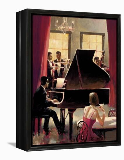 Piano Jazz-Brent Heighton-Framed Stretched Canvas