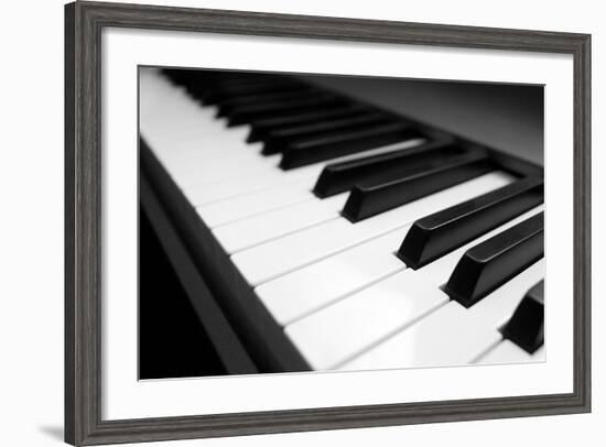 Piano Keyboard-Gudella-Framed Photographic Print