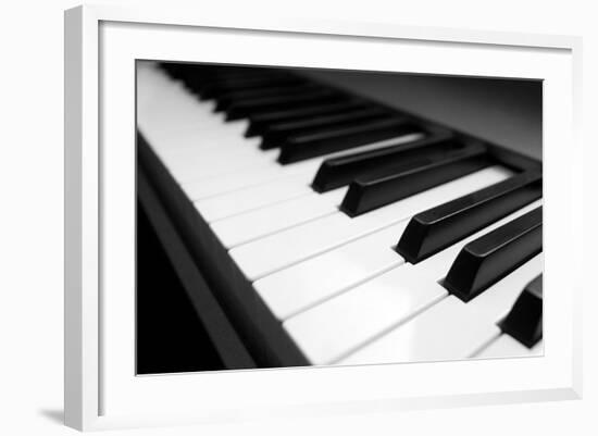 Piano Keyboard-Gudella-Framed Photographic Print