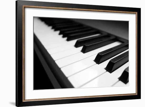 Piano Keyboard-Gudella-Framed Photographic Print