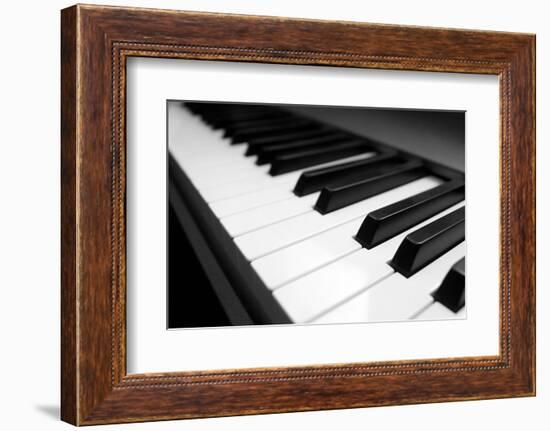 Piano Keyboard-Gudella-Framed Photographic Print