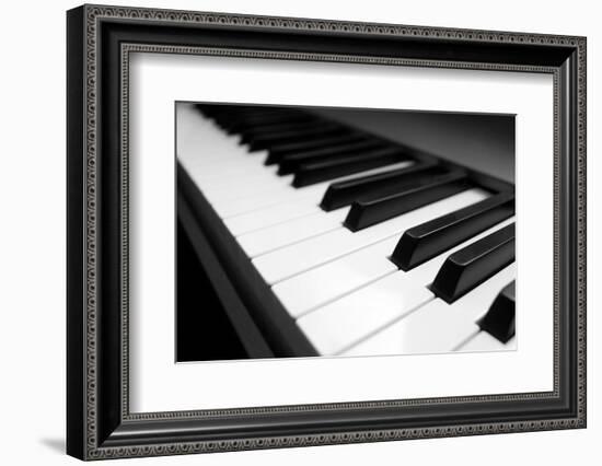 Piano Keyboard-Gudella-Framed Photographic Print