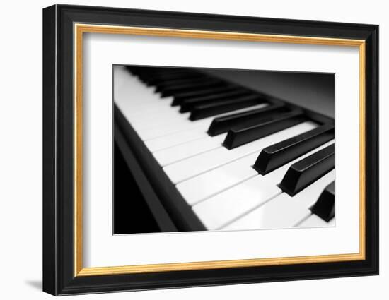 Piano Keyboard-Gudella-Framed Photographic Print