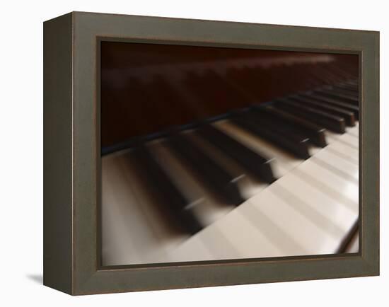 Piano Keys-null-Framed Premier Image Canvas