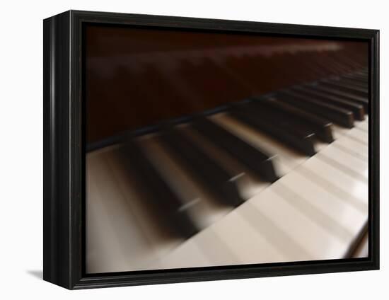Piano Keys-null-Framed Premier Image Canvas