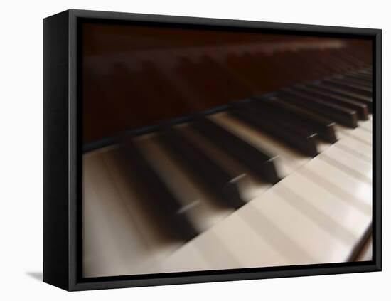 Piano Keys-null-Framed Premier Image Canvas