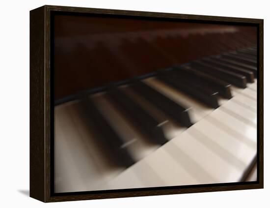 Piano Keys-null-Framed Premier Image Canvas