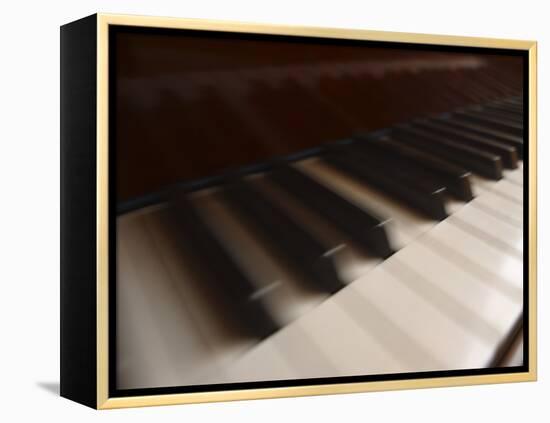 Piano Keys-null-Framed Premier Image Canvas