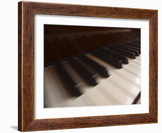 Piano Keys-null-Framed Photographic Print