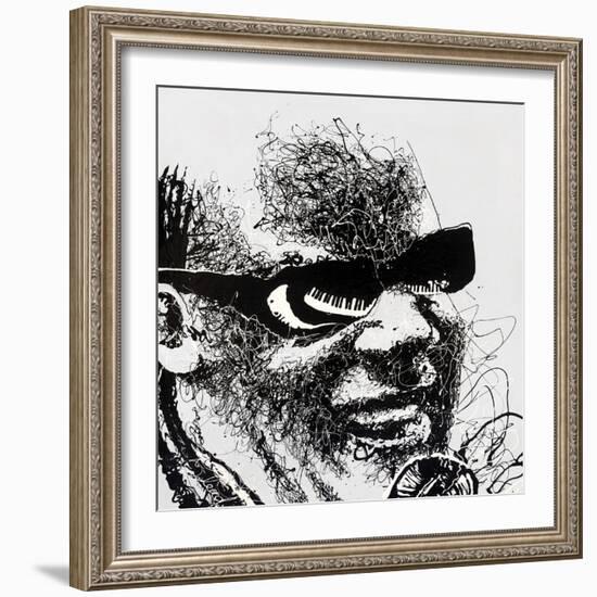 Piano Man-Oksana Leadbitter-Framed Giclee Print