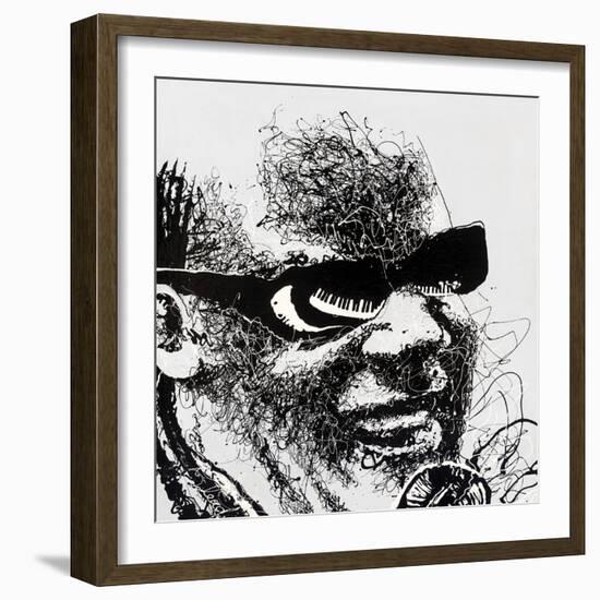 Piano Man-Oksana Leadbitter-Framed Giclee Print