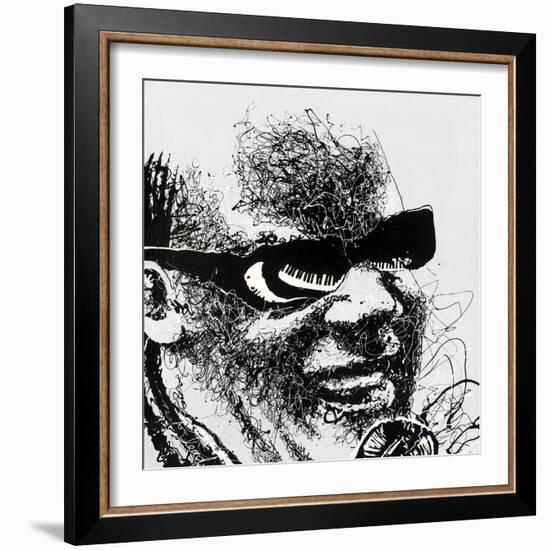 Piano Man-Oksana Leadbitter-Framed Giclee Print