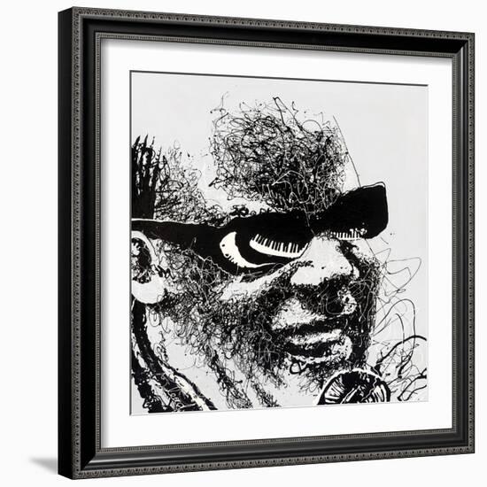 Piano Man-Oksana Leadbitter-Framed Giclee Print