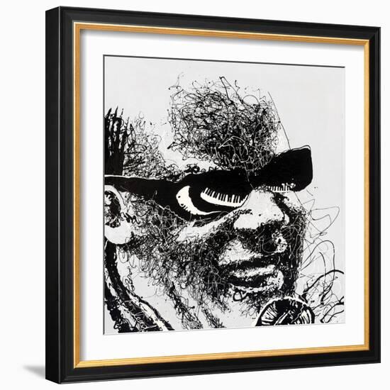 Piano Man-Oksana Leadbitter-Framed Giclee Print