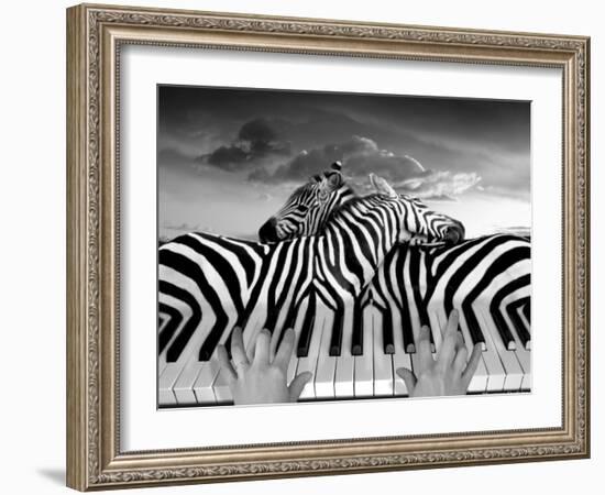 Piano Peace-Thomas Barbey-Framed Giclee Print