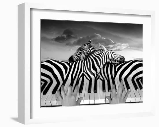 Piano Peace-Thomas Barbey-Framed Giclee Print