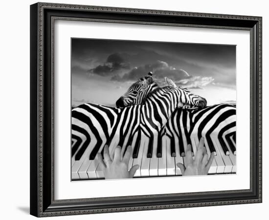 Piano Peace-Thomas Barbey-Framed Giclee Print