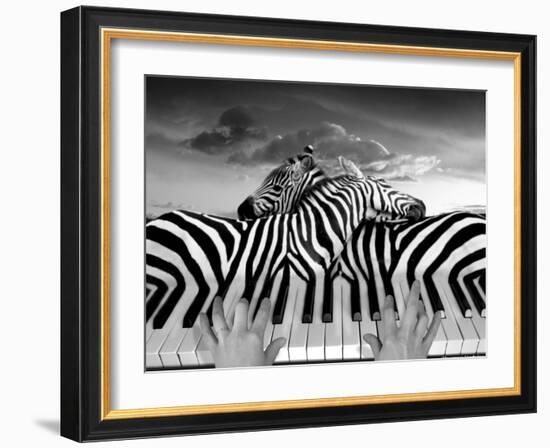 Piano Peace-Thomas Barbey-Framed Giclee Print