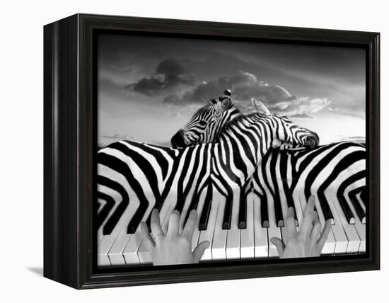 Piano Peace-Thomas Barbey-Framed Premier Image Canvas