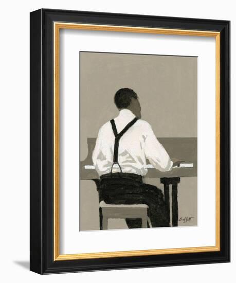 Piano Player-William Buffett-Framed Art Print