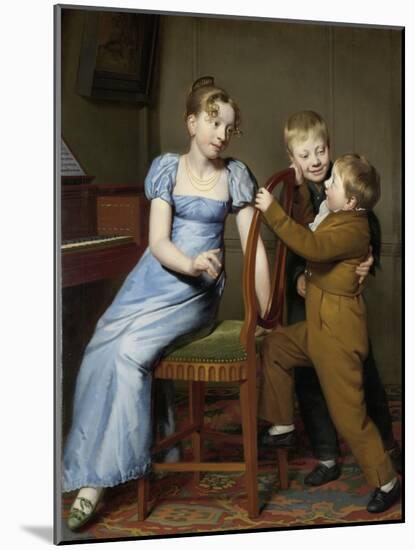 Piano Practice Interrupted, 1813-Willem Bartel van der Kooi-Mounted Giclee Print