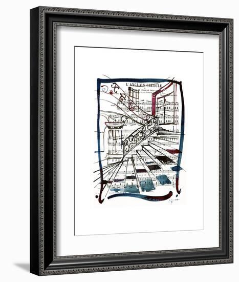 Piano-steps-Cyril Réguerre -Framed Art Print