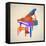 Piano-Dan Sproul-Framed Stretched Canvas