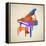 Piano-Dan Sproul-Framed Stretched Canvas