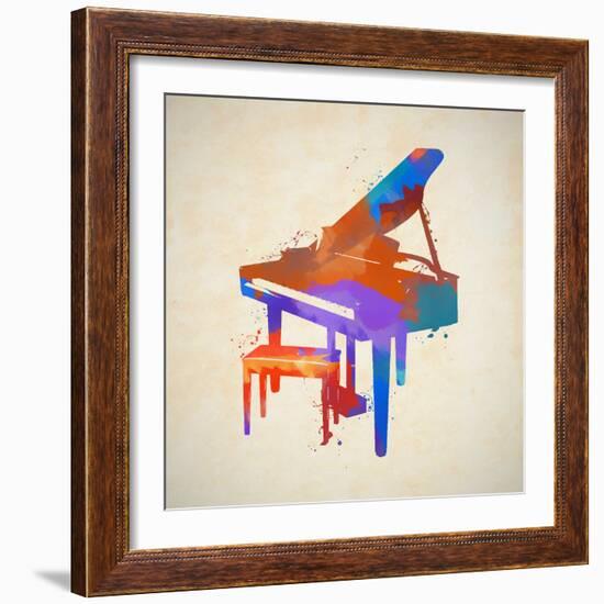 Piano-Dan Sproul-Framed Art Print