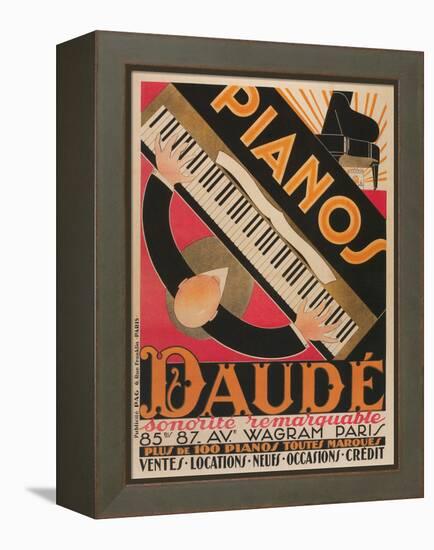 Pianos Daude Poster-null-Framed Premier Image Canvas