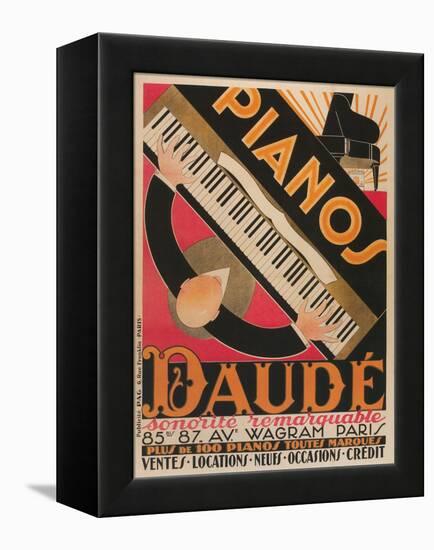 Pianos Daude Poster-null-Framed Premier Image Canvas