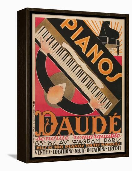 Pianos Daude Poster-null-Framed Premier Image Canvas