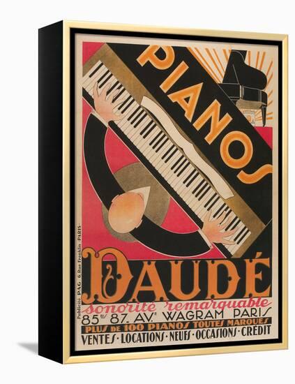 Pianos Daude Poster-null-Framed Premier Image Canvas