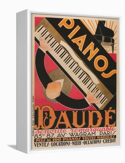 Pianos Daude Poster-null-Framed Premier Image Canvas