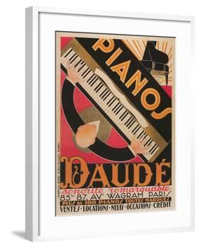 Pianos Daude Poster-null-Framed Giclee Print