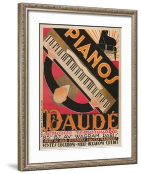 Pianos Daude Poster-null-Framed Giclee Print