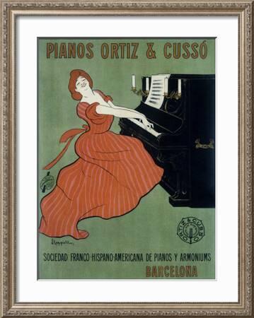 Pianos Ortiz & Cusso' Giclee Print - Leonetto Cappiello | Art.com
